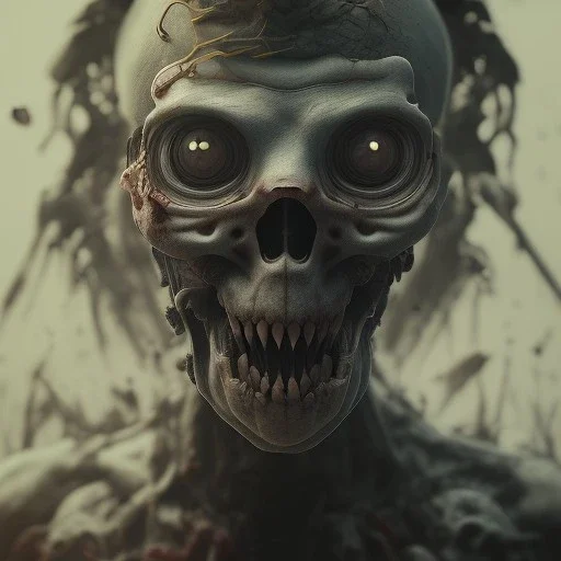 zombie warrior, realistic, made in octane, cinematic, ultra-realistic, extremely detailed octane rendering, 8K, VRAY Super Real ar 2:3, dof photorealistic futuristic 50mm lens hard lighting dark gray tintype photograph, realistic lighting, sepia color