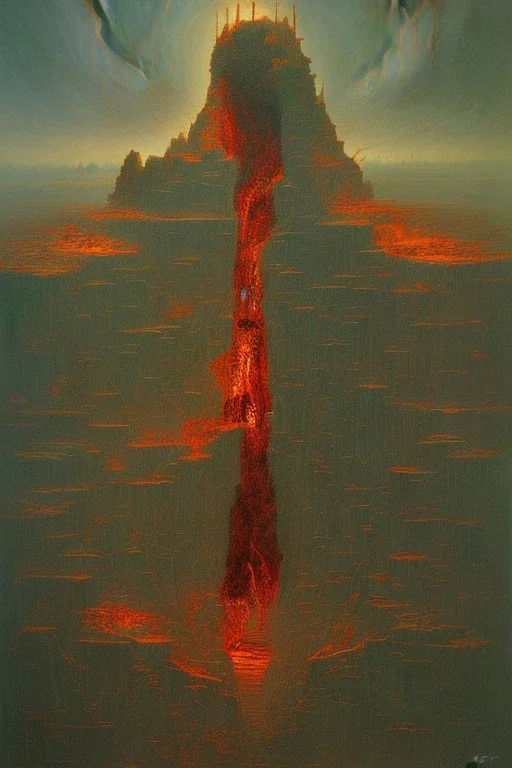 Dante’s inferno by Zdislaw Beksinski