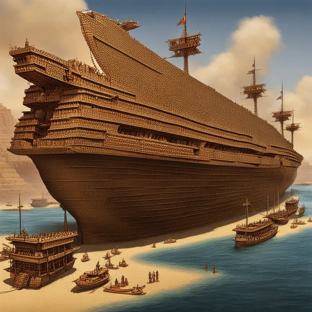 Ancient Aztec aircraft carrier