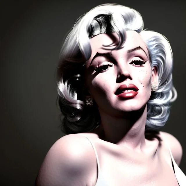 Realistic image portrait, Marylin Monroe, 2020 fashion style, highly detailed, unreal engine 5, ray tracing, RTX, lumen lighting, ultra detail, volumetric lighting, 3d, finely drawn, high definition, high resolution.