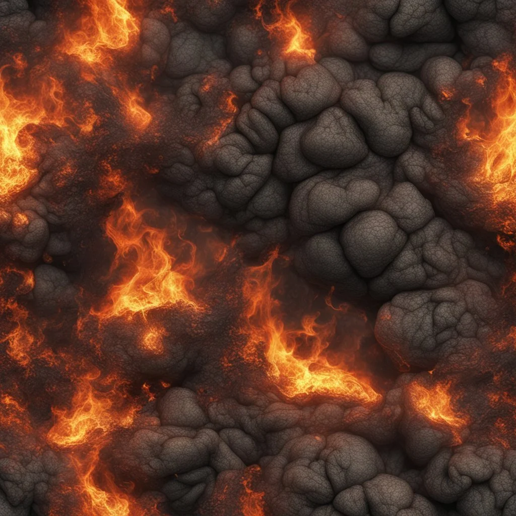 Hyper Realistic Seamless Burning Texture with cinematic vibes