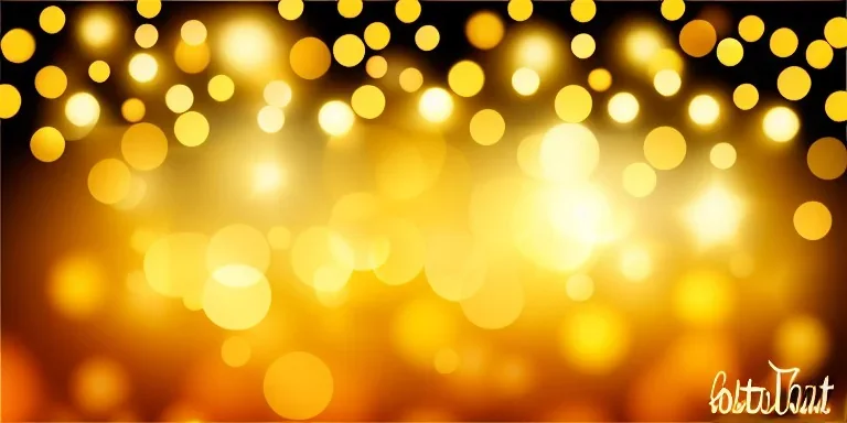 Festive abstract bokeh background - golden bokeh lights, beige - New Year, Anniversary, Wedding, banner