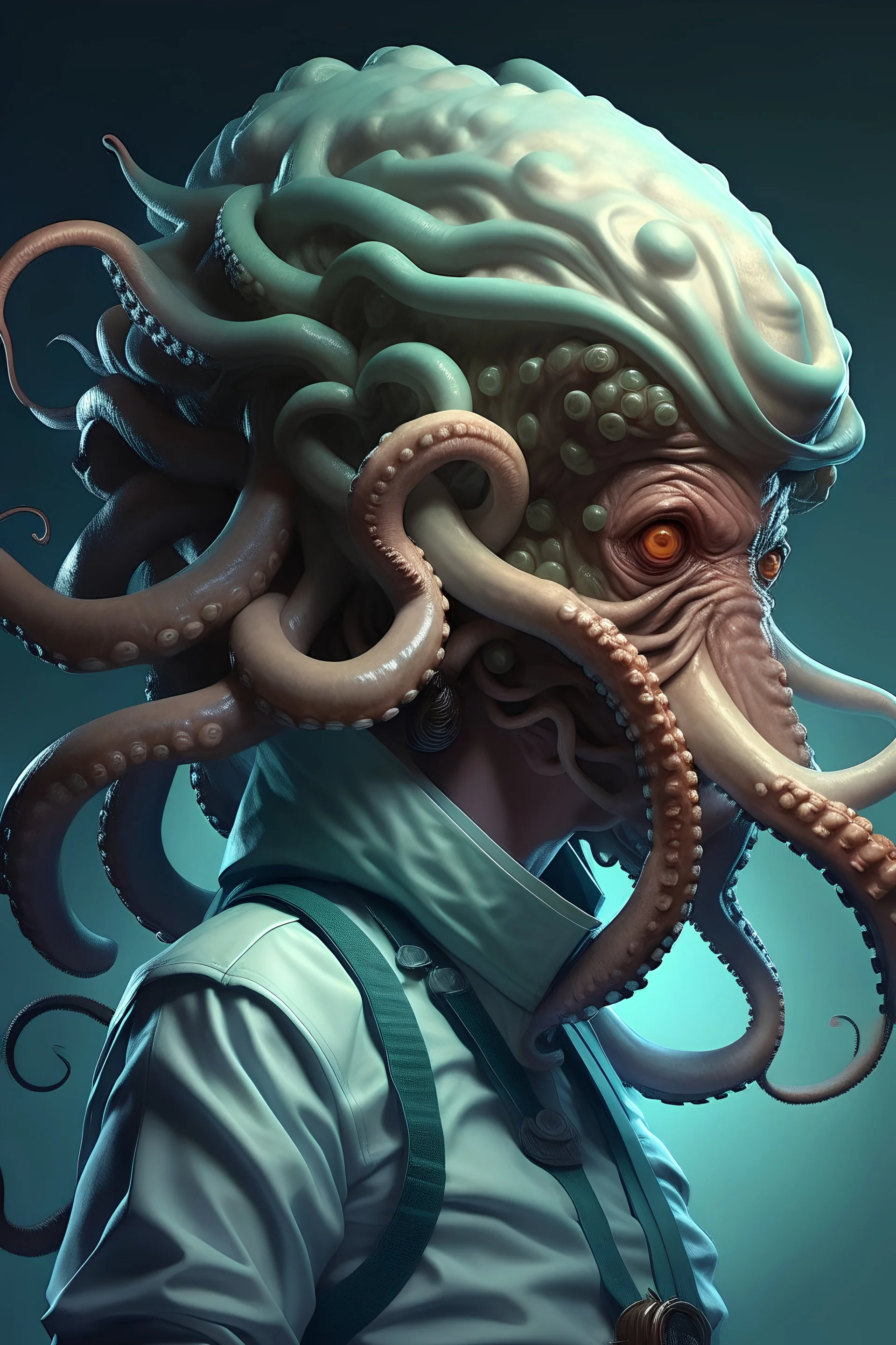 starwars character with tentacles as hair