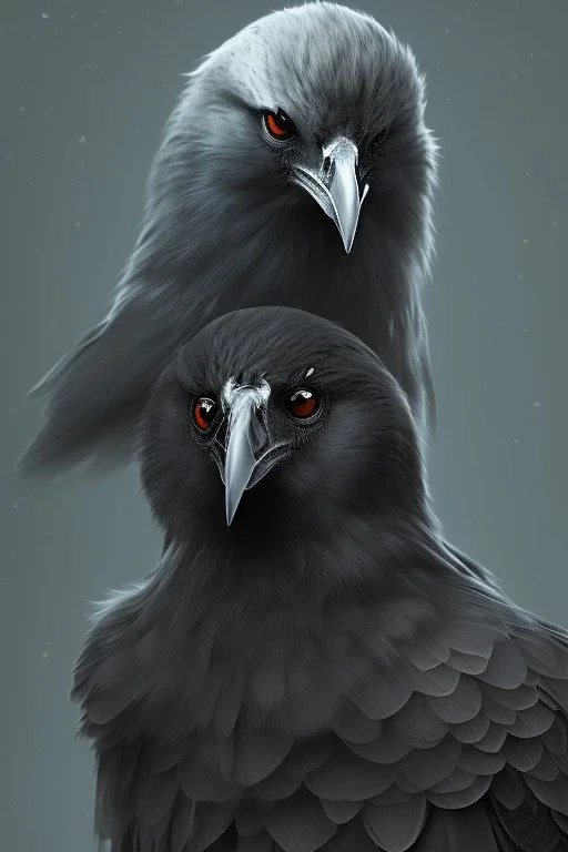 Very evil looking crow