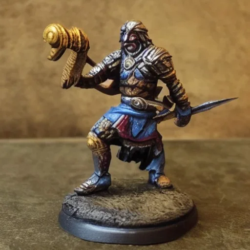 gauntlet warrior miniature