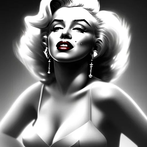 Marilyn Monroe cyberpunk