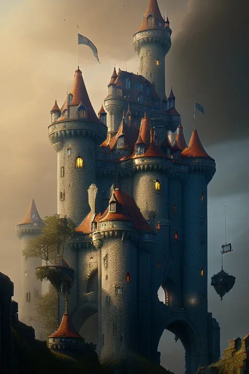 castle inside, 8k resolution concept Greg Rutkowski,