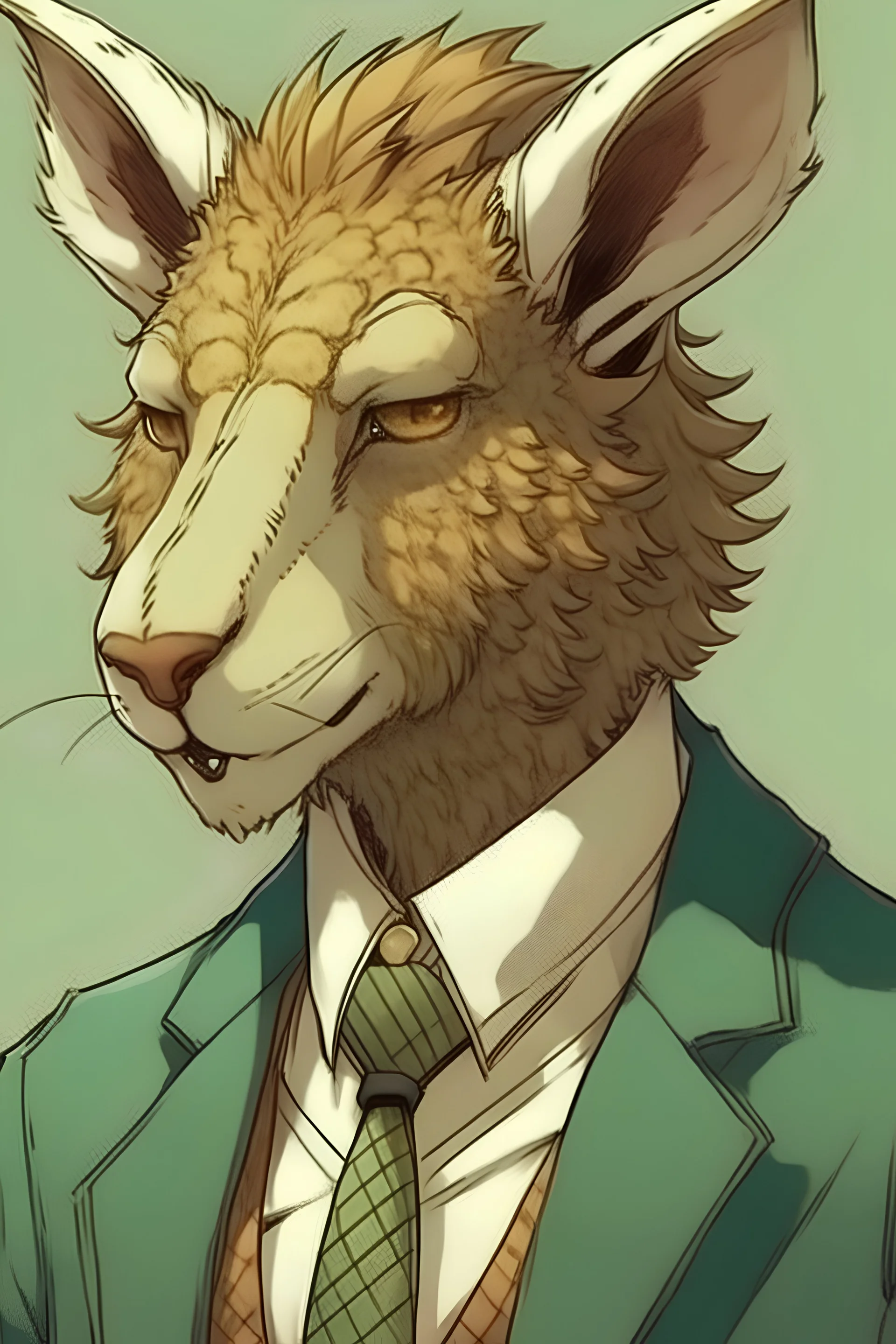 Beastars by paru itagaki but gay sheep character