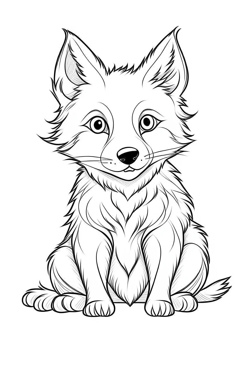 Premium Vector | Drawing lesson for children how draw a wolf drawing  tutorial for kids step by step repeats the picture kids activity art page  for book vector illustration