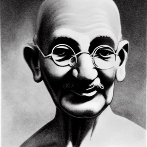 gandhi as indian god