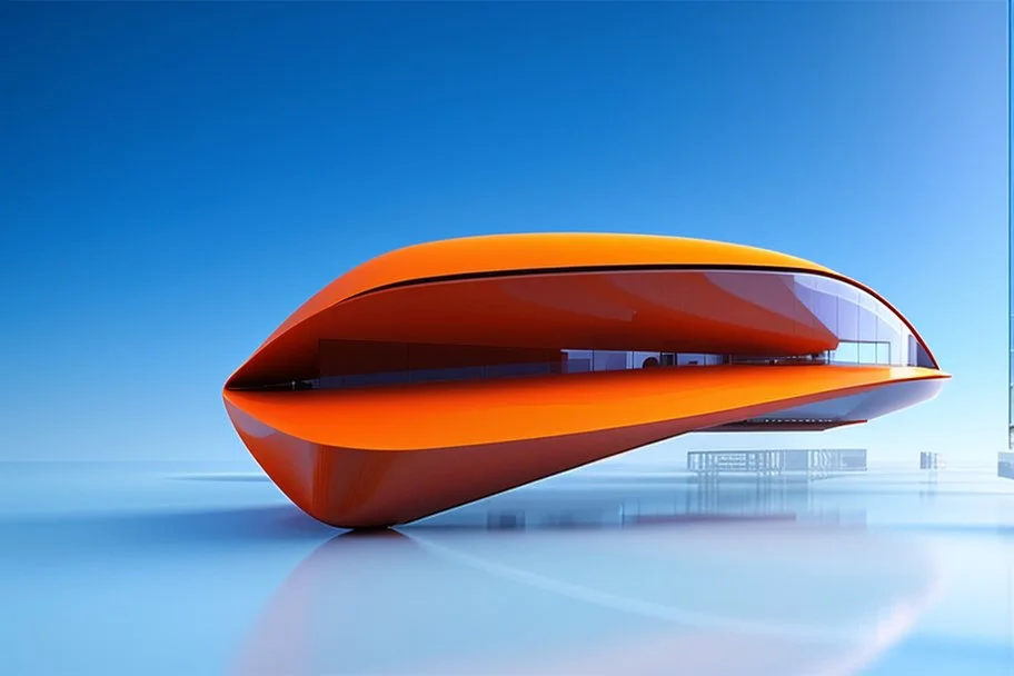 Edificio, estilo Zaha Hadid, ventanas de vidrio, Arte digital, calidad ultra, 8k, 3D