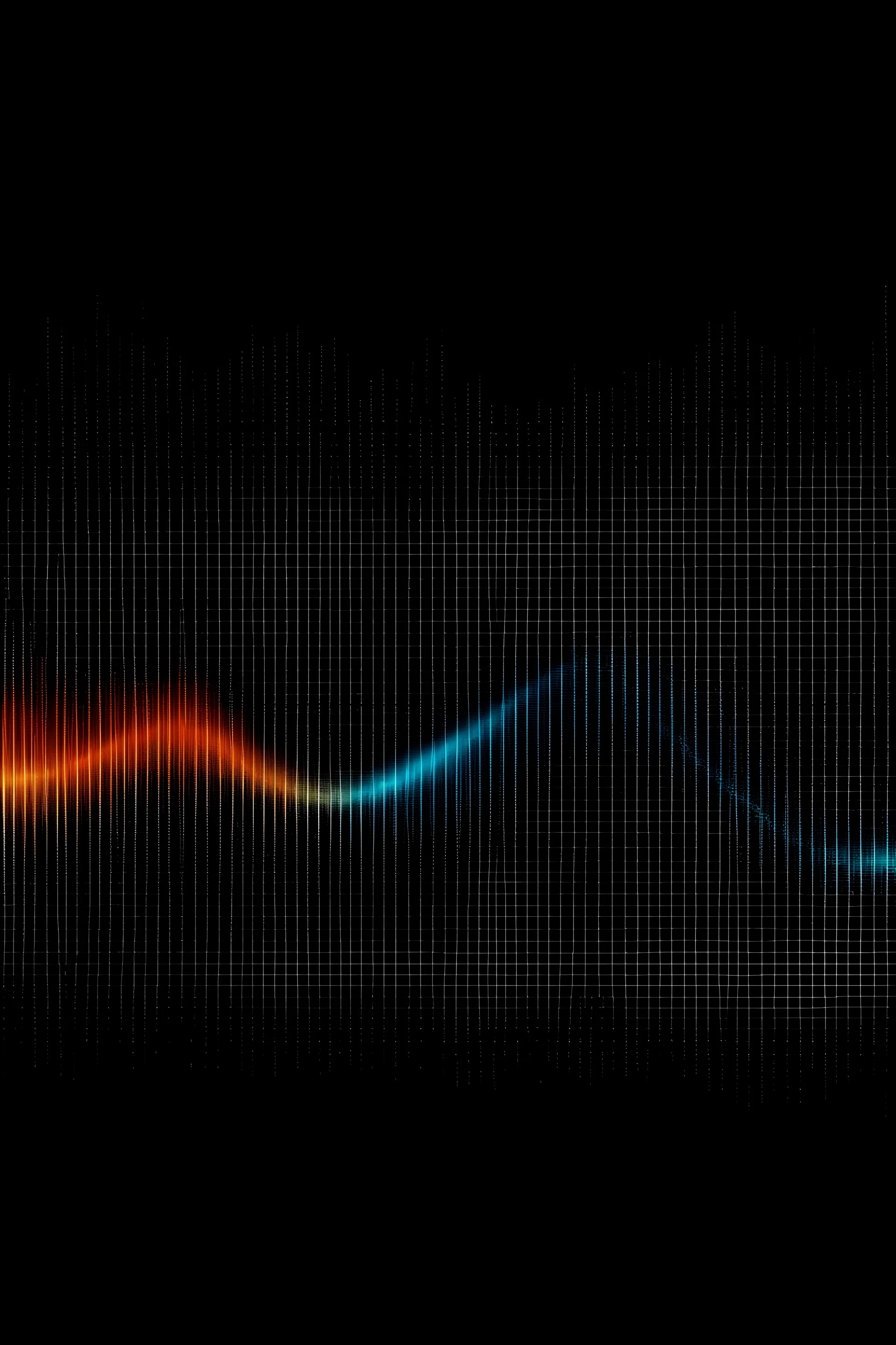 Data visualization art, digital energy Mathematical show set apart.