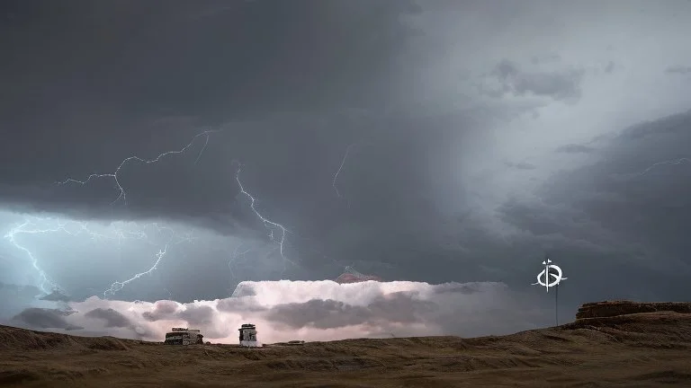 Doctors Without Borders provides immediate medical aid during humanitarian emergencies.Rainbow symbol of peace up on the sky,Photo-realistic scene ,desolate, standing on a jagged cliff, overlooking turbulent, inky black ,A storm brews in the distance, with dark, ominous clouds gathering, powerful beam pierces the darkness, and within its light, ethereal shadows of shipwrecked souls can be seen, their translucent forms forever searching for a way home.