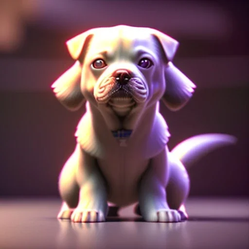 cute 3d cgi dog, 8k resolution, ultra hyperdetailed, Unreal Engine 5, very small details, realistic