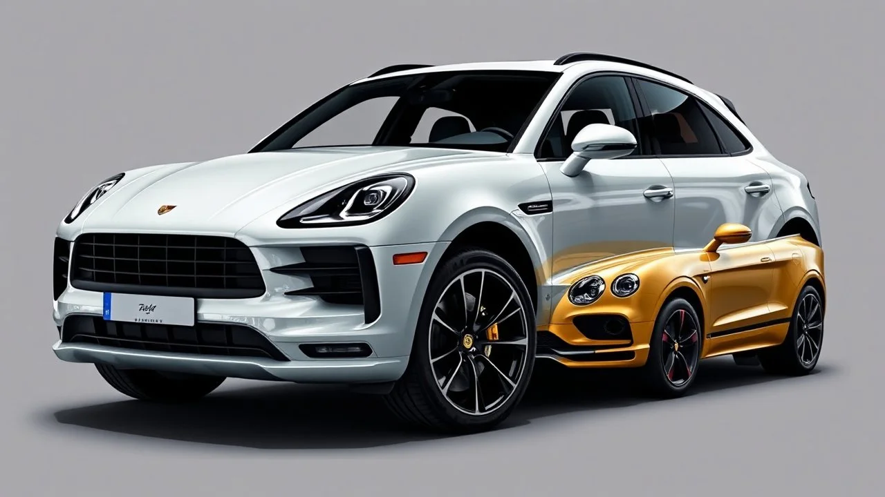 porsche macan and bentley bentayga, 2024 Modernized and recreated designs