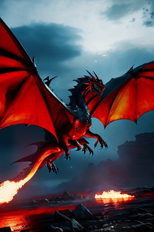 dragon whit fire wings of fire