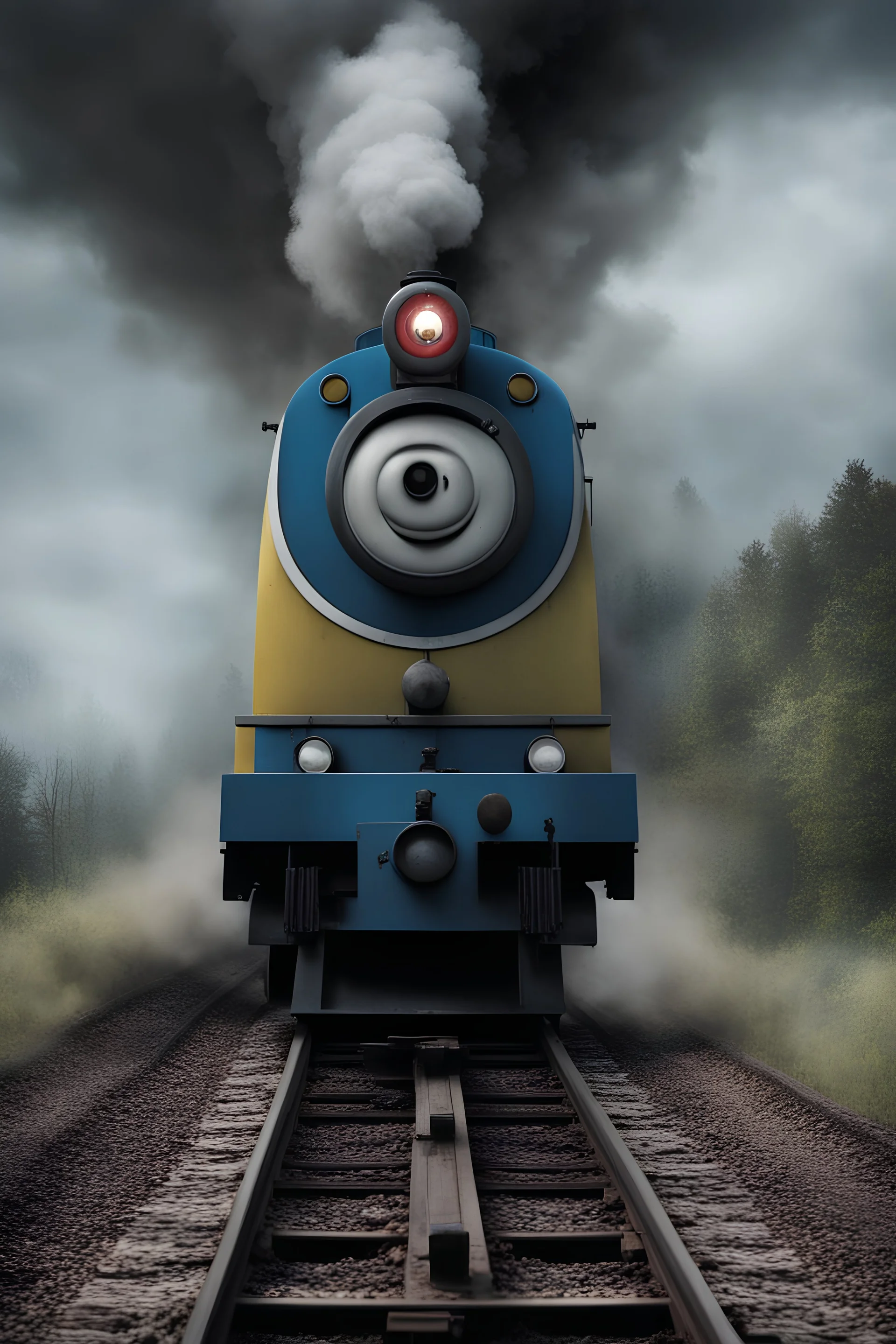 thomas the train, horror, terrifying, creepy, death