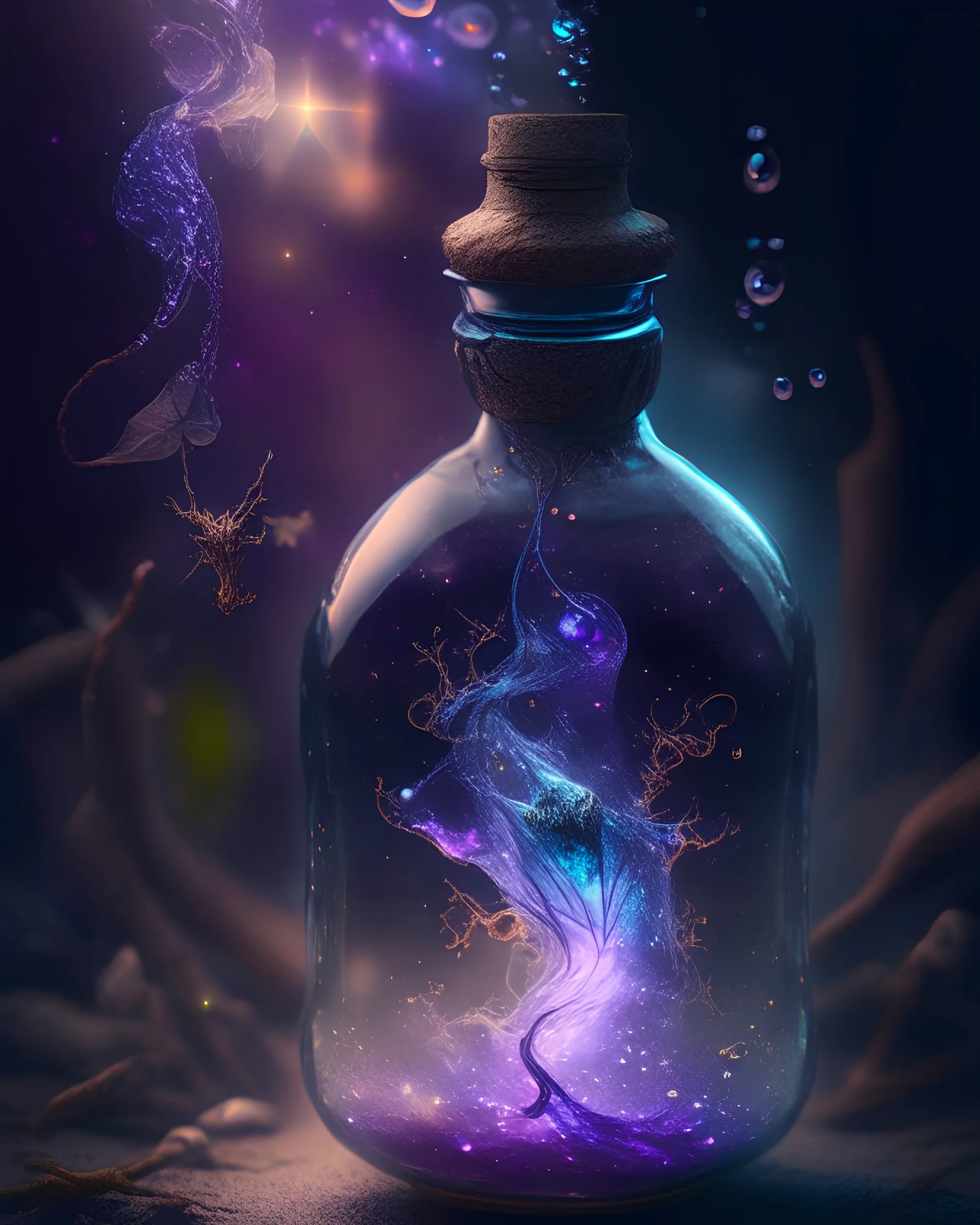 A mystical potion that grants macro photographers the ability to see and interact with the spirit world, where they can capture images of ethereal creatures.