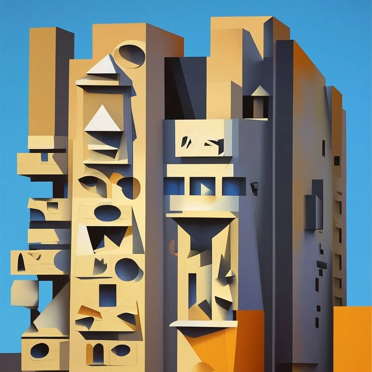 picasso style building cubism