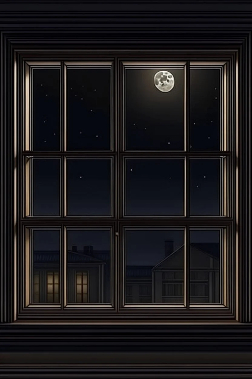 night window realistic