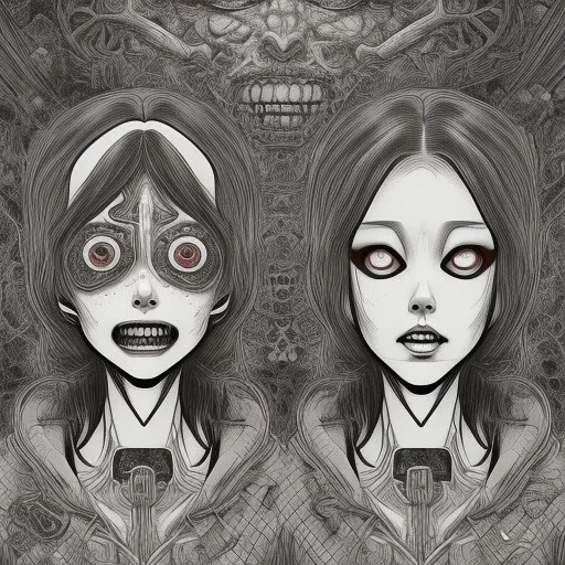 Junji Ito style,