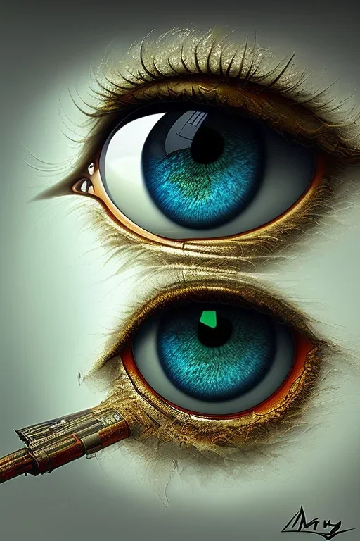 Eye, glass