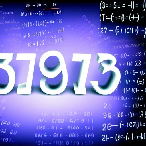 Random words letters, numbers and equations floating in the air at random rotations, location and sizes of arial font, white glow on a dark sky