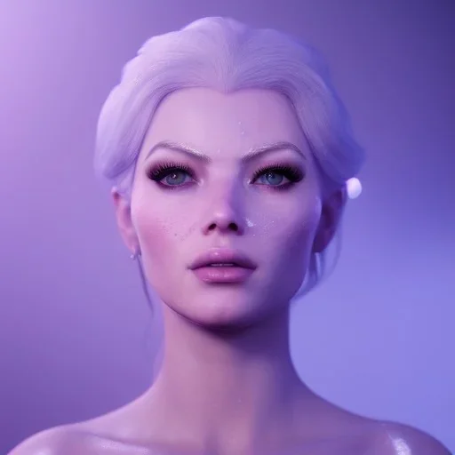 A portrait of a crystalised iced queen, atmospheric, realistic, unreal engine, cinematic lighting, octane render.