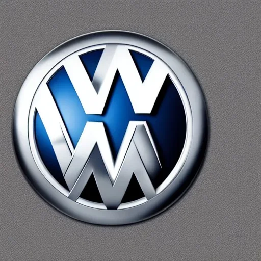 volkswagen brand logo futuristic robot