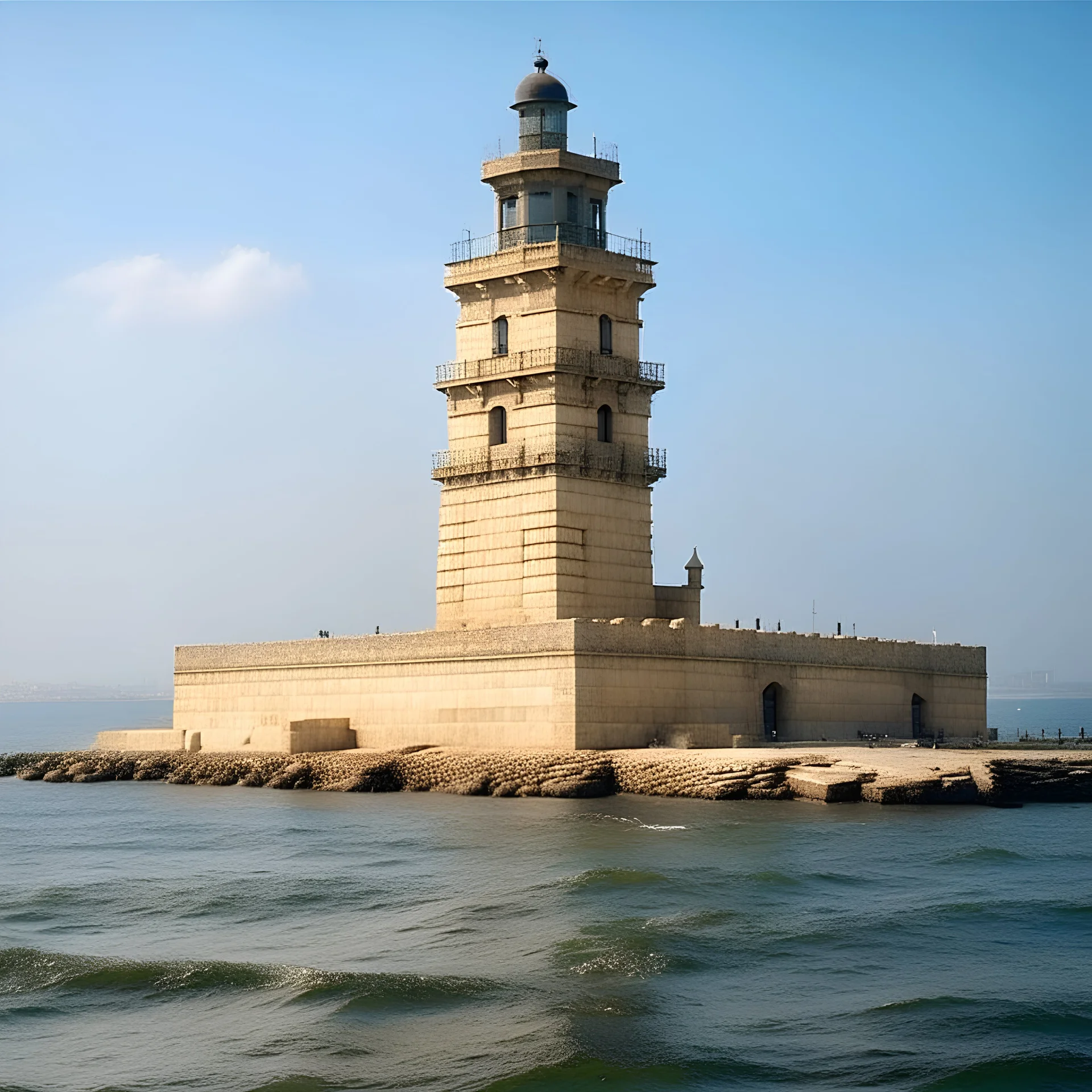 منارة الاسكندريه قديما