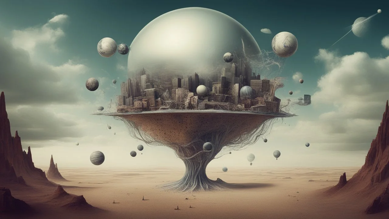 Generate an innovative surrealism.