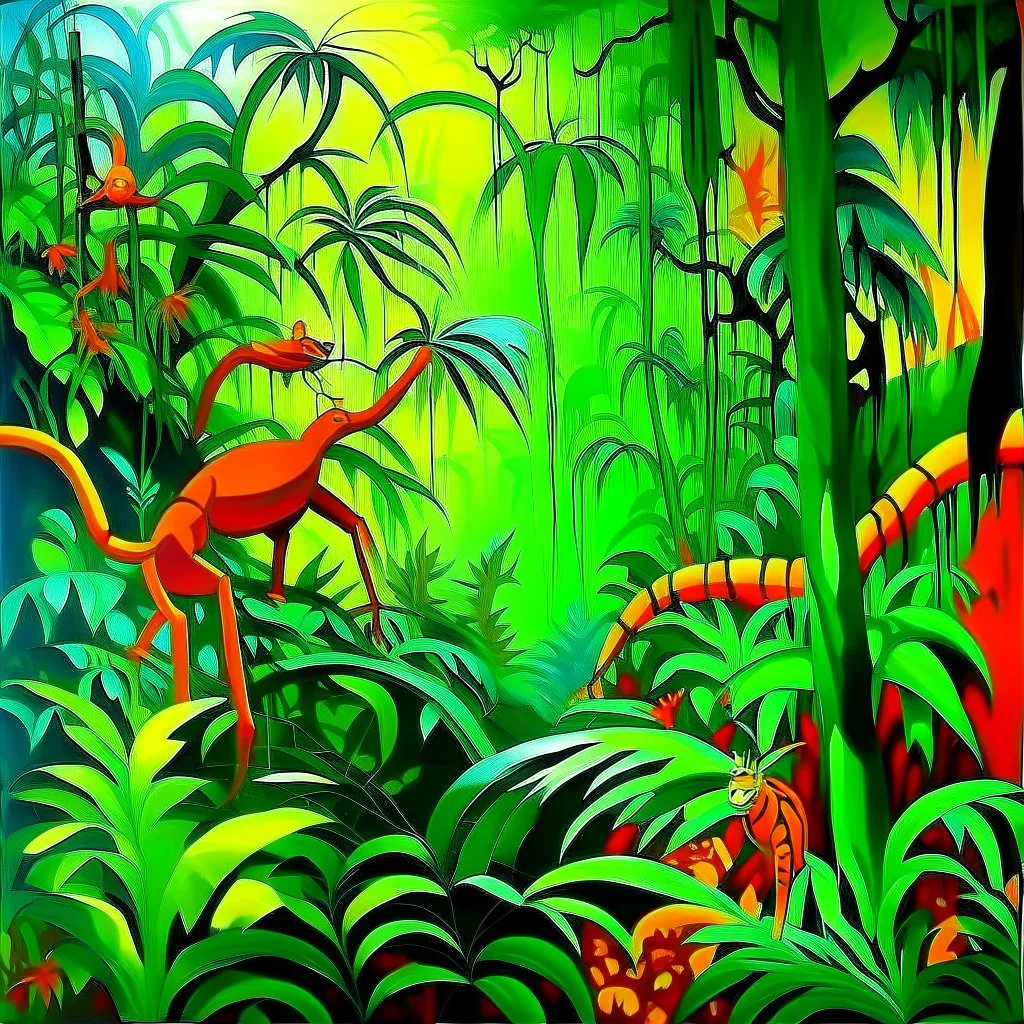 Jungle. Contemporary art