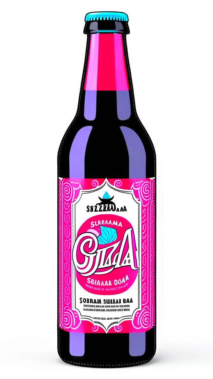 Soda label design