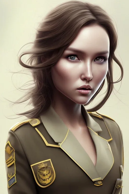 Camilla Luddington face, army clothes, busty japanese hitomi tanaka, muddy face ,pintura, details,texture,8k quality, florest, Minimalism, Romanticism, Expressionism, Impressionism