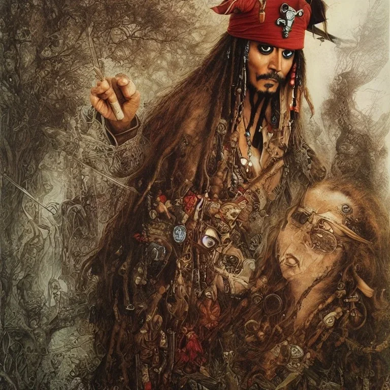 Captain Jack Sparrow,Da Vinci, Master Mahmoud Farshchian, Ismailoglu, End of Time, Pixley