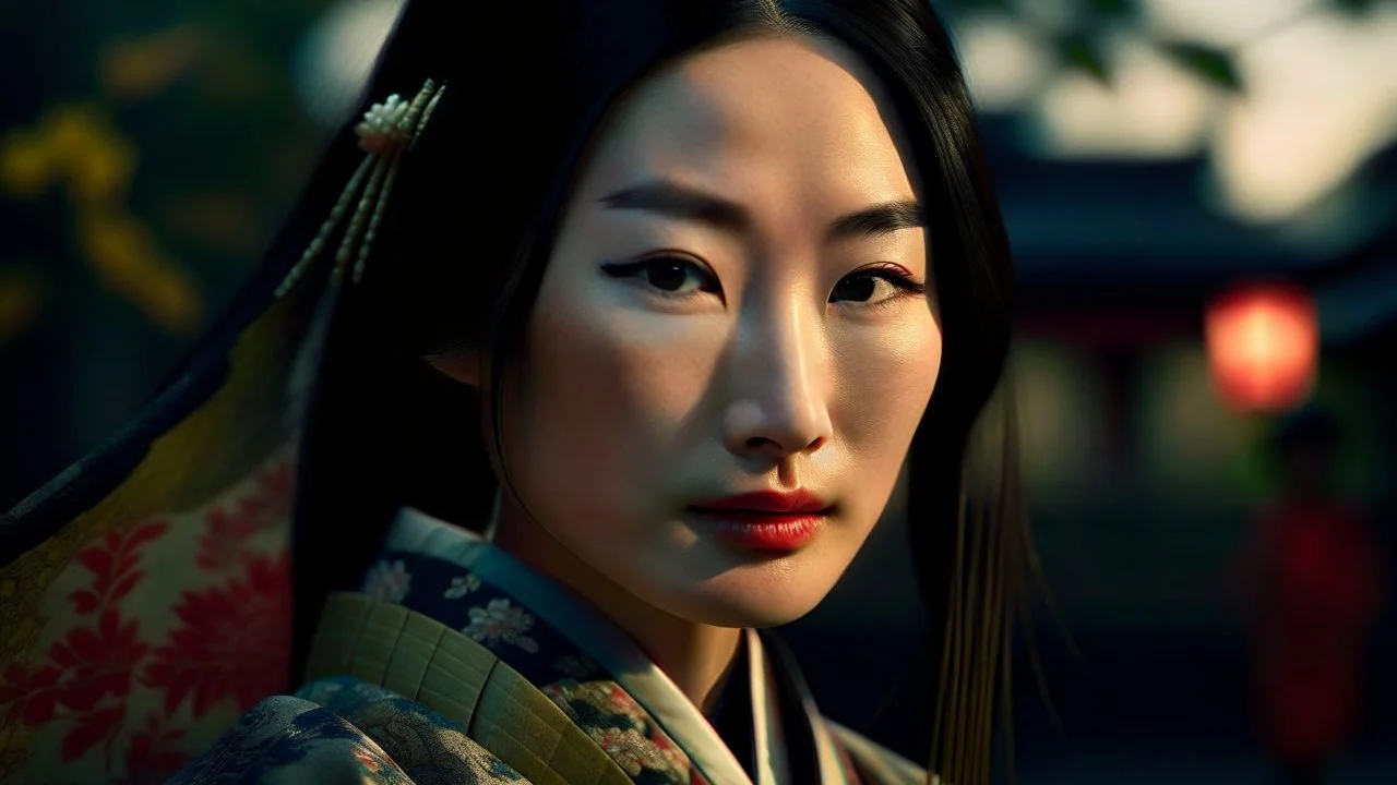 portrait geisha photo 4k