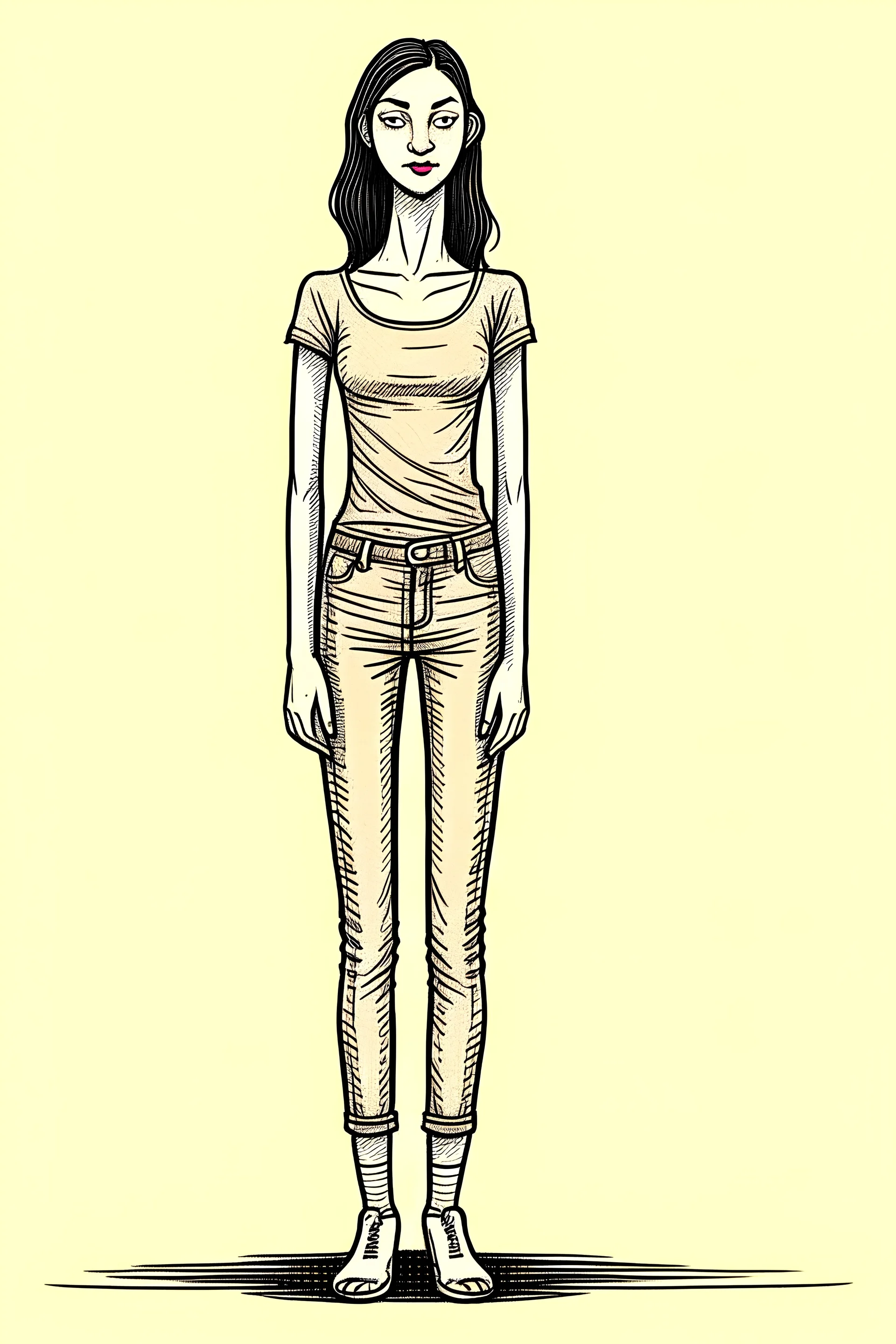 skinny woman