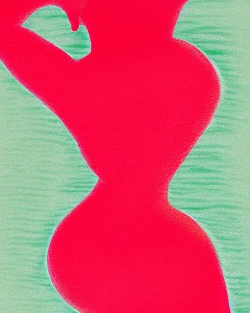 akvarel, woman body red, and golden, abstract, curvy, pastels, light, beautiful curves, woman from back, rosa, circle, back, spine, light, pastel, blurry, postmodern art, graphical, masterpiece, abstract art, contrast colors, bodies, bodies around each other