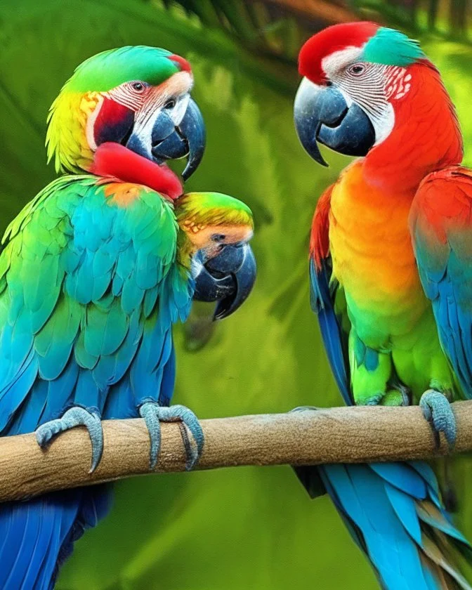 Parrot birds fee