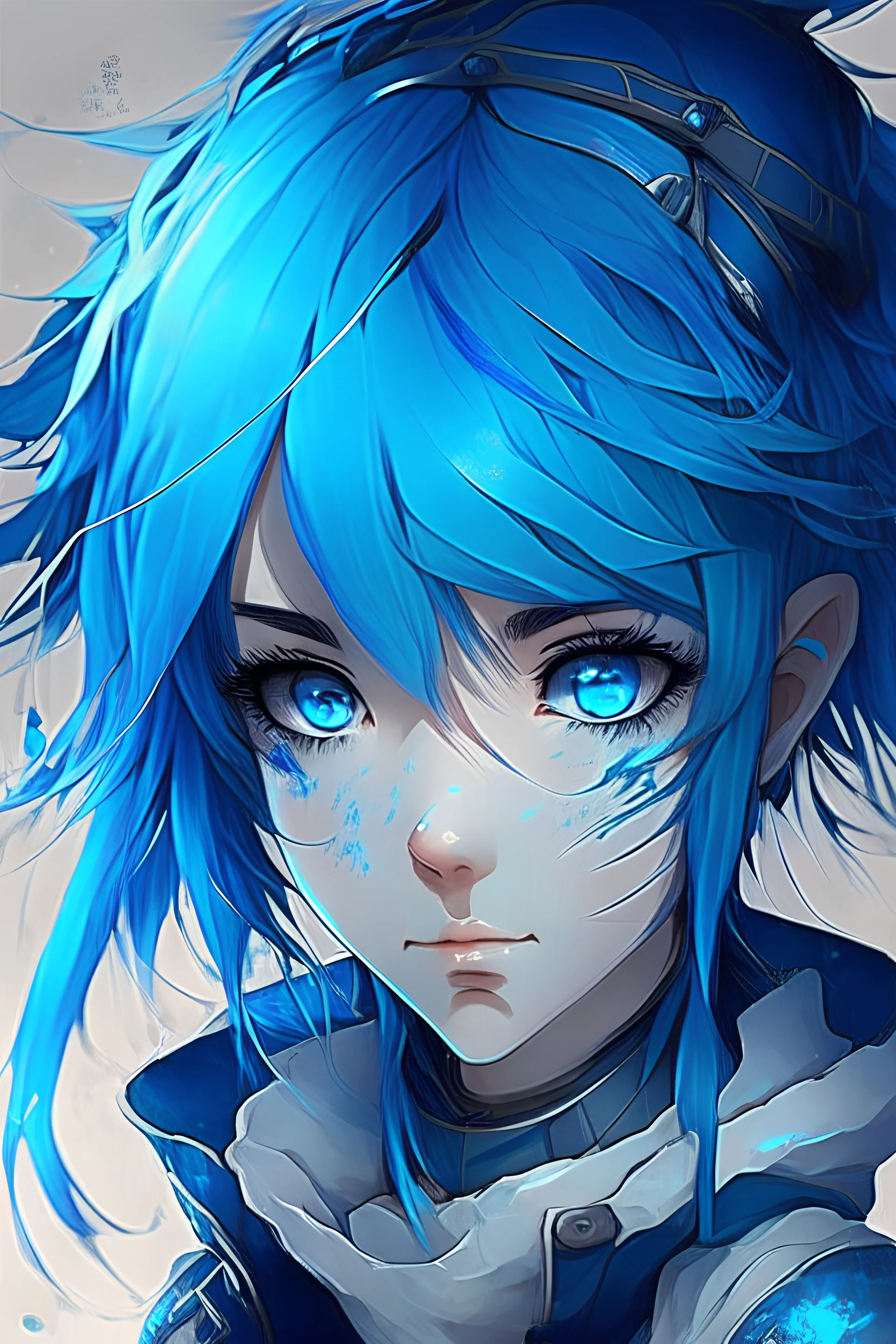 blue Anime avatar