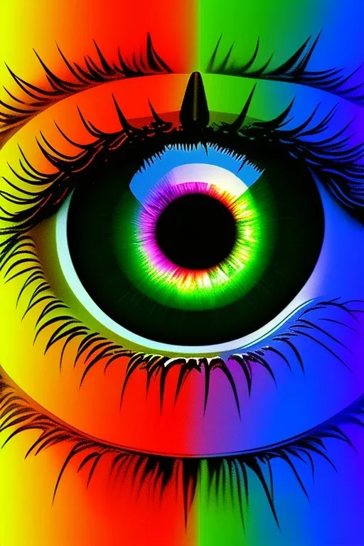 rainbow eyes