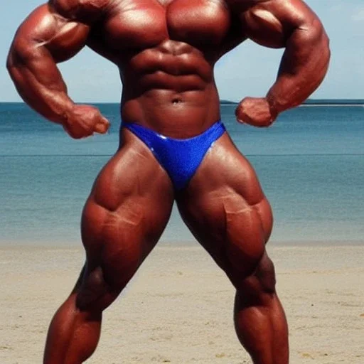 Male, steroid, bodybuilder, super heavy weight, massive, handsome, beautiful, front view, shredded, smile, poser