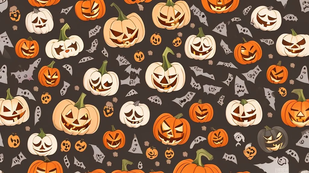 Halloween seamless pattern