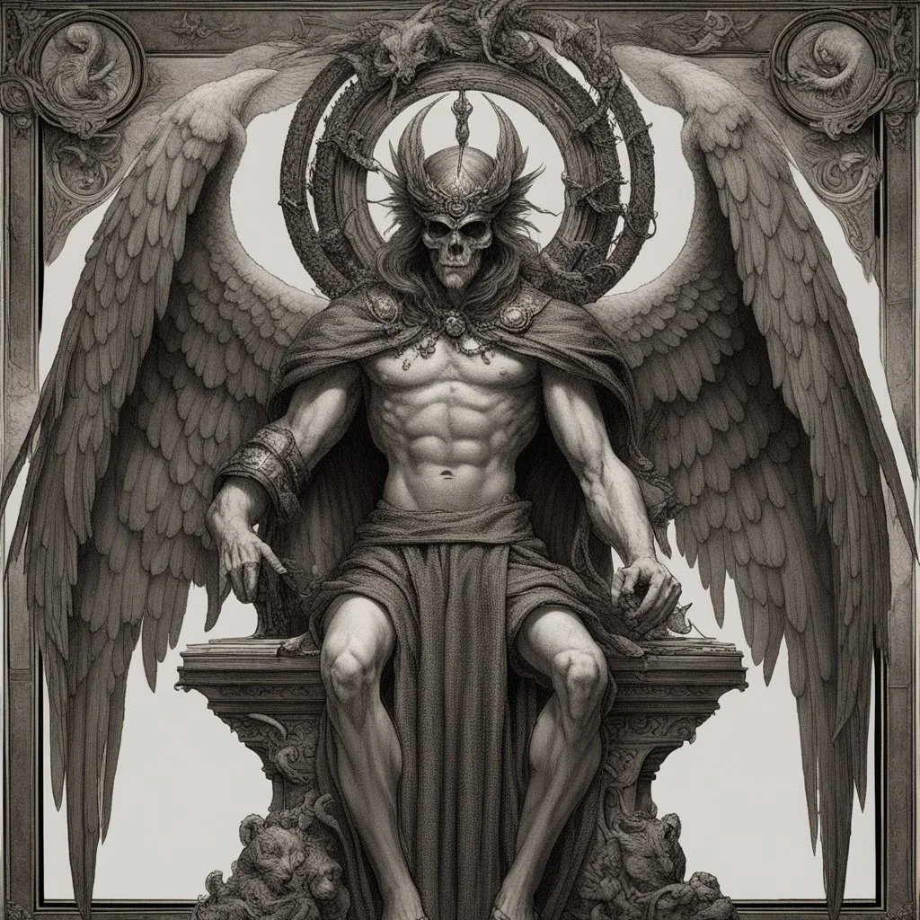 Multimedia is a powerful Great Earl of Hell, being the ruler of twenty-six legions of demons. He is a liar, speaking with a rough voice. He is depicted as a PDF or winged PDF, and also as an angel.