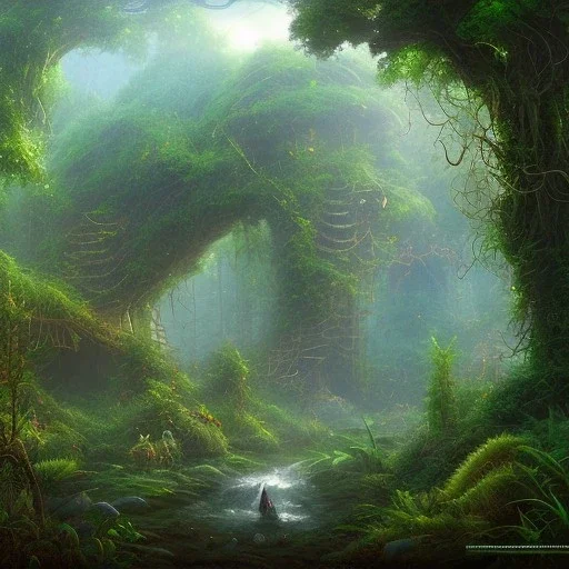 Extraterrestrial jungle