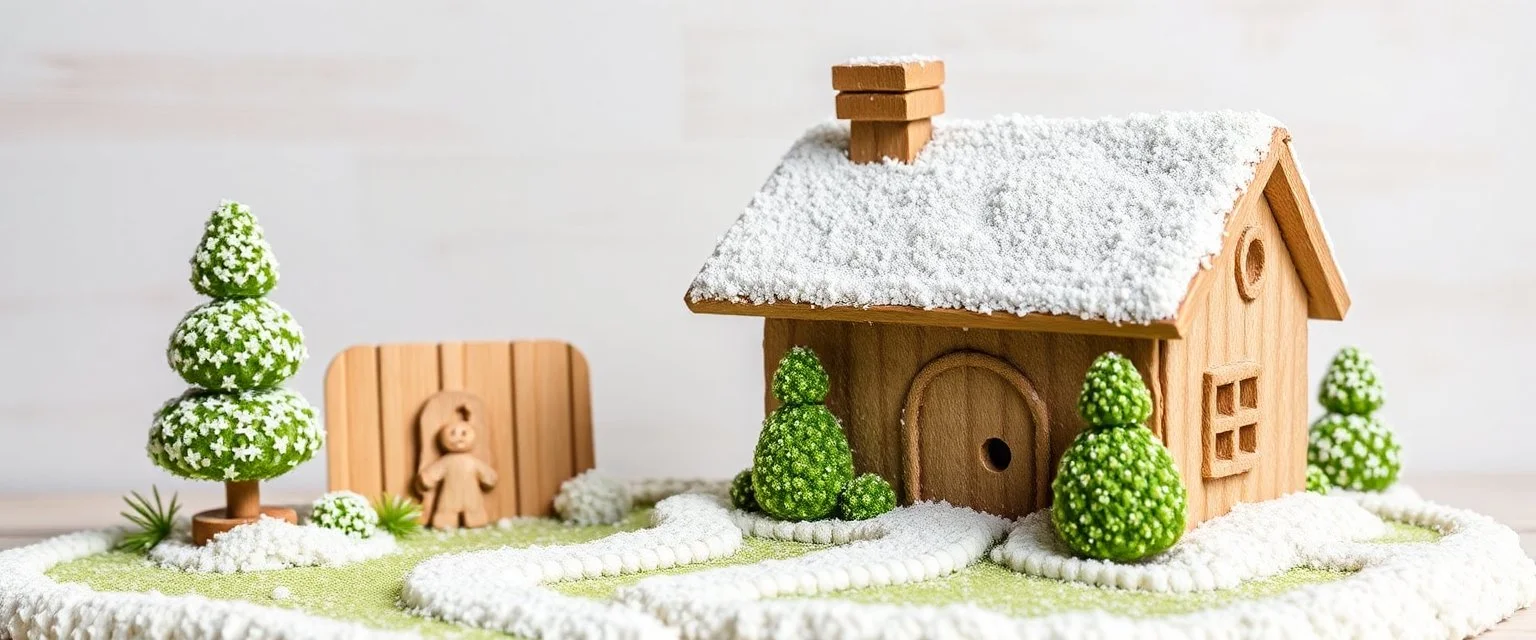 house made of flour