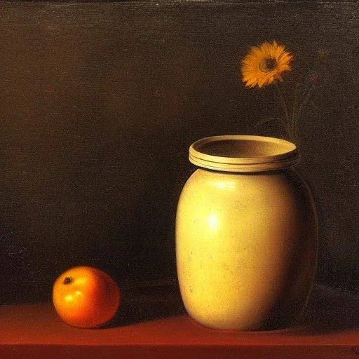 still life jar