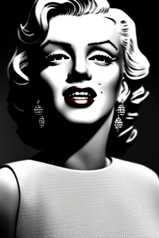 Medium shot portrait, blonde woman, young Marilyn Monroe face, perfect iris, Chanel dress style, paris background, by helmet newton, soft color, highly detailed, unreal engine 5, ray tracing, RTX, lumen lighting, ultra detail, volumetric lighting, 3d, finely drawn, high definition, high resolution.