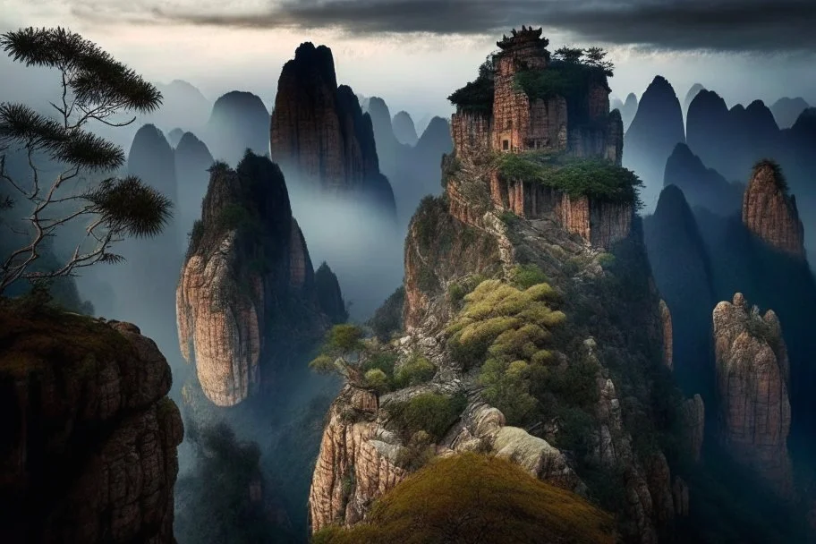 The rising suh on Bashang landscape china