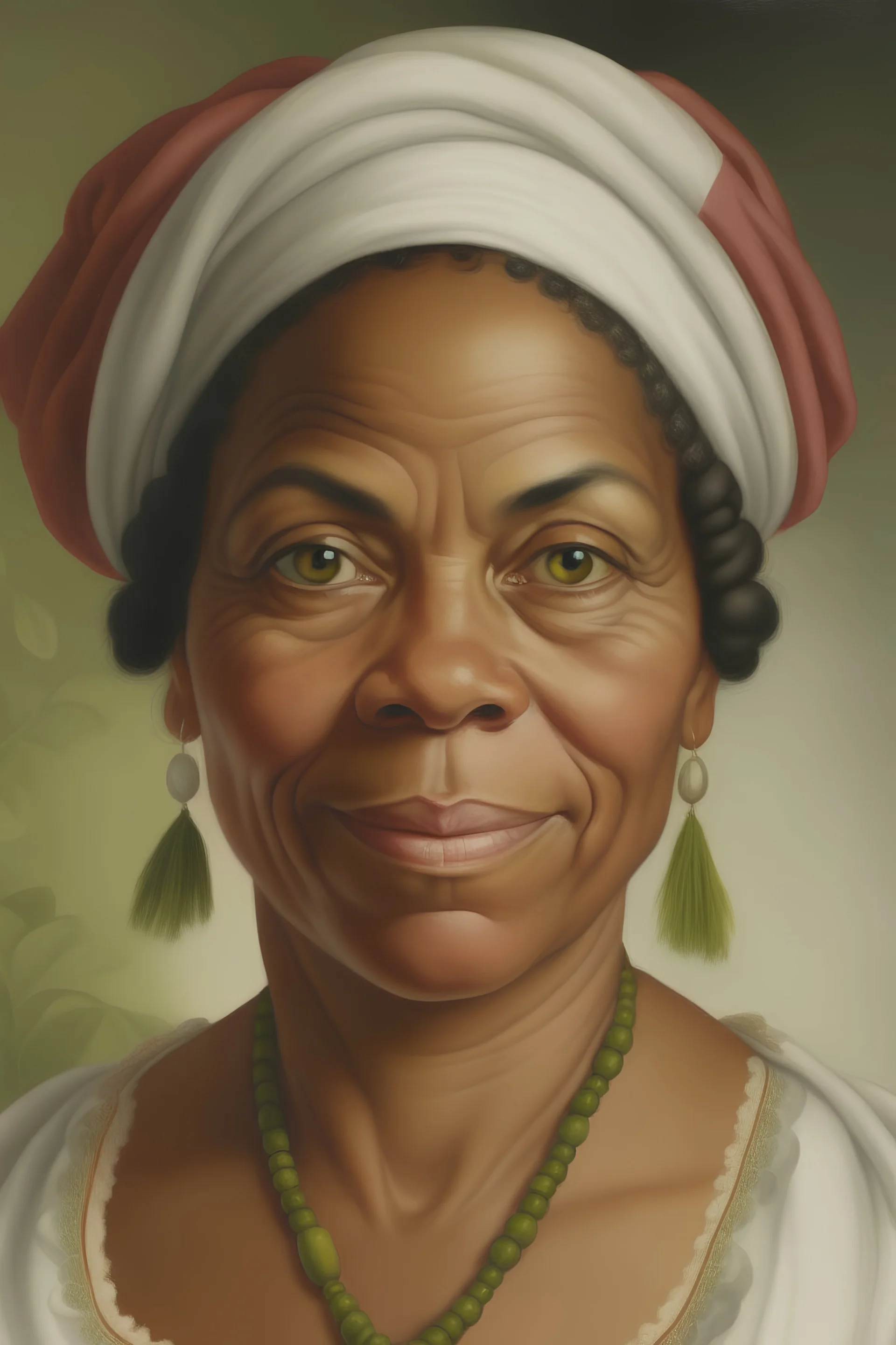 Portrait of a woman with brazilian and swiss ancestors